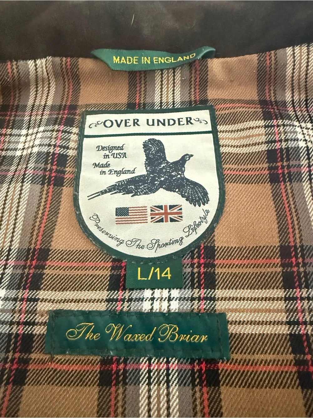 Over Under Briar Waxed Field Jacket